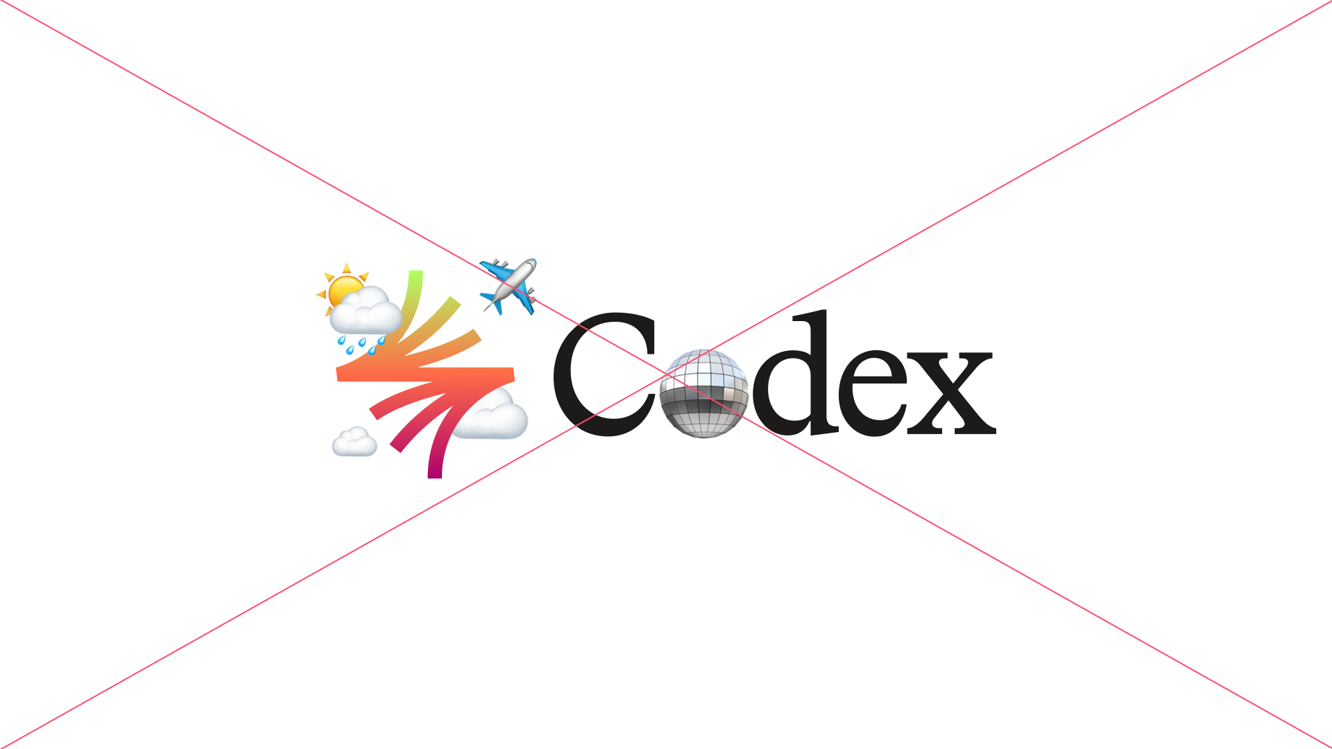 Image of brand logo incorrectly using gradients