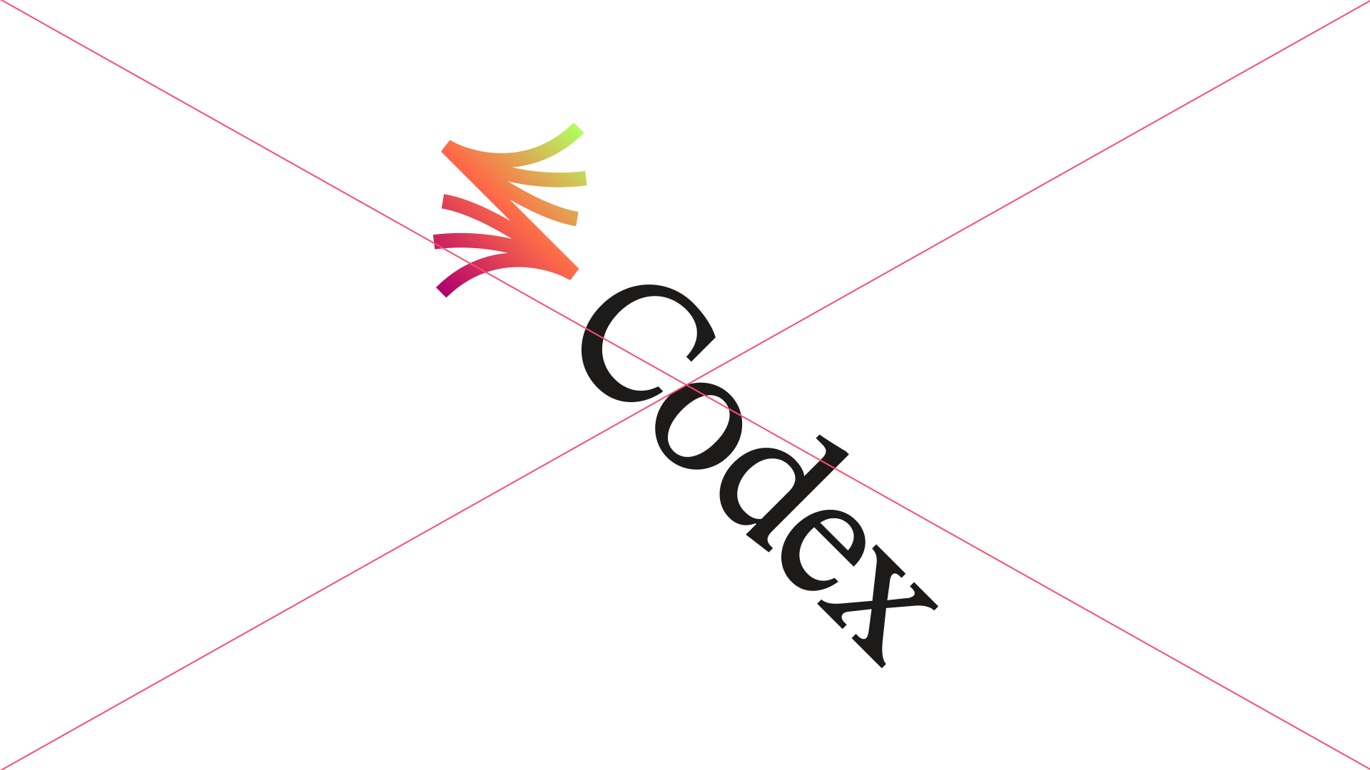 Image of brand logo incorrectly rotated